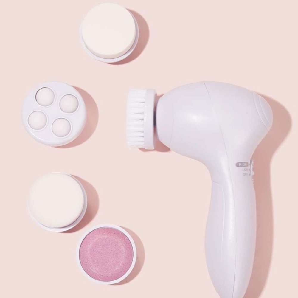 Facial Cleansing Electrical 5pcs Makeup Brush Set